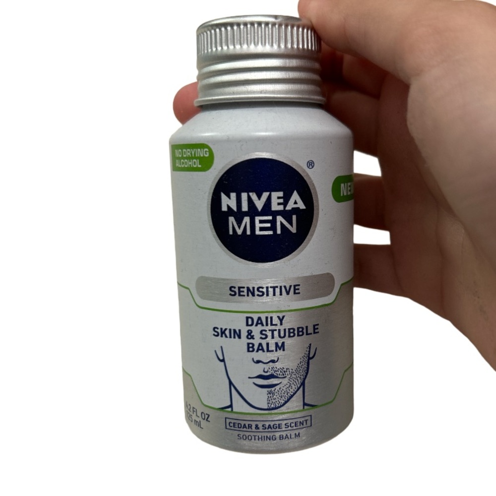 BRAND NEW NIVEA MEN Sensitive Daily Skin & Stubble Balm, 4.2 Fl Oz